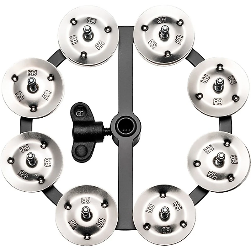 MEINL Hi-Hat Tambourine Black 1 Row