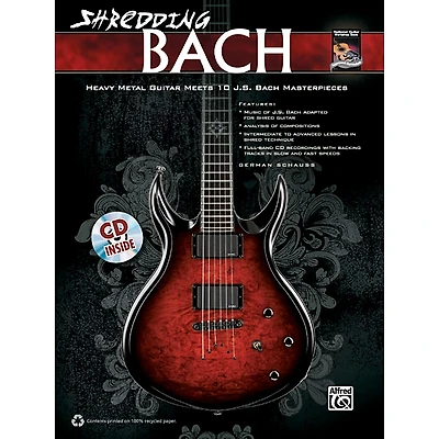Alfred Shredding Bach Book/CD