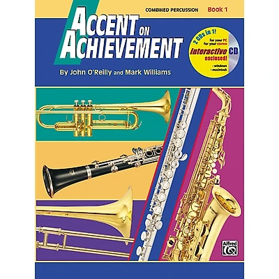 Alfred Accent on Achievement, Book 1 - Combined Percussion S.D. B.D. Access. & Mallet Percussion