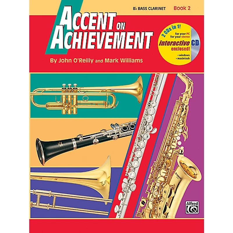 Alfred Accent on Achievement Book 2 B-Flat Bass Clarinet Book & CD