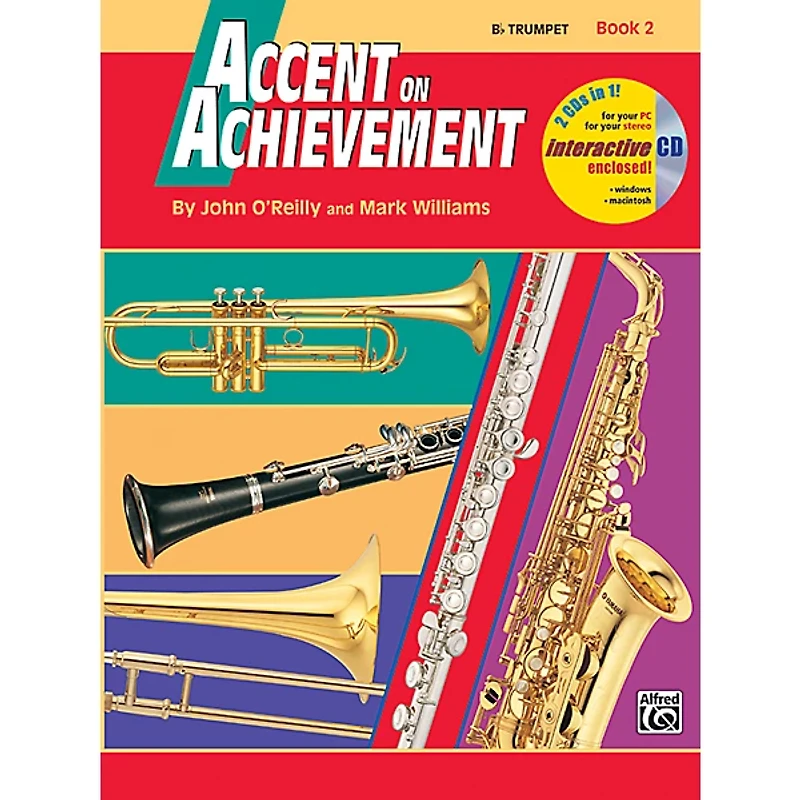 Alfred Accent on Achievement Book 2 B-Flat Trumpet Book & CD