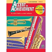 Alfred Accent on Achievement Book 2 E-Flat Alto Saxophone Book & CD