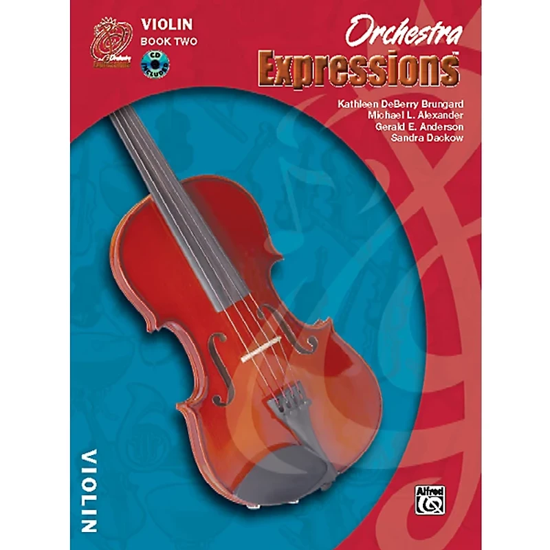 Alfred Orchestra Expressions Book Two Student Edition Violin Book & CD 1