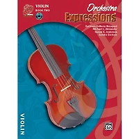 Alfred Orchestra Expressions Book Two Student Edition Violin Book & CD 1