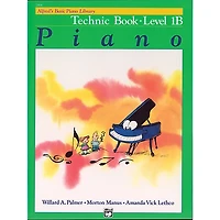 Alfred Alfred's Basic Piano Course Technic Book 1B