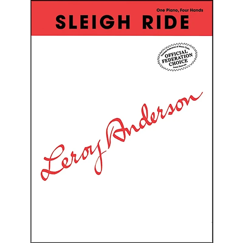 Alfred Sleigh Ride Late Intermediate Piano Duet