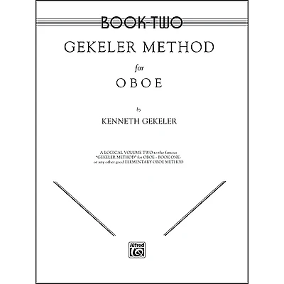Alfred Gekeler Method for Oboe Book II