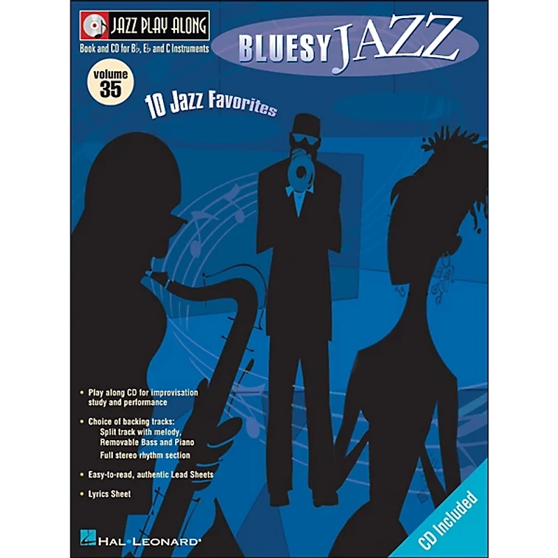 Hal Leonard Bluesy Jazz Volume 35 Book/CD Jazz Play Along
