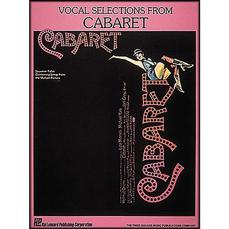 Hal Leonard Vocal Selections From Cabaret Songbook - Piano, Vocal, and Guitar