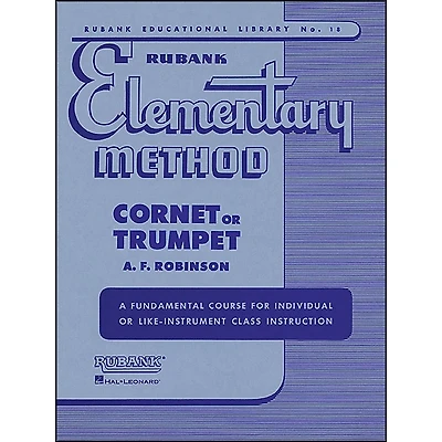 Hal Leonard Rubank Elementary Method Cornet Trumpet