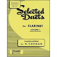 Hal Leonard Rubank Selected Duets for Clarinet Vol 1 Easy/Medium