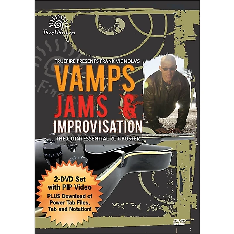 Hal Leonard Vamps, Jams & Improvisation - Instructional Guitar 2-DVD Pack Featuring Frank Vignola