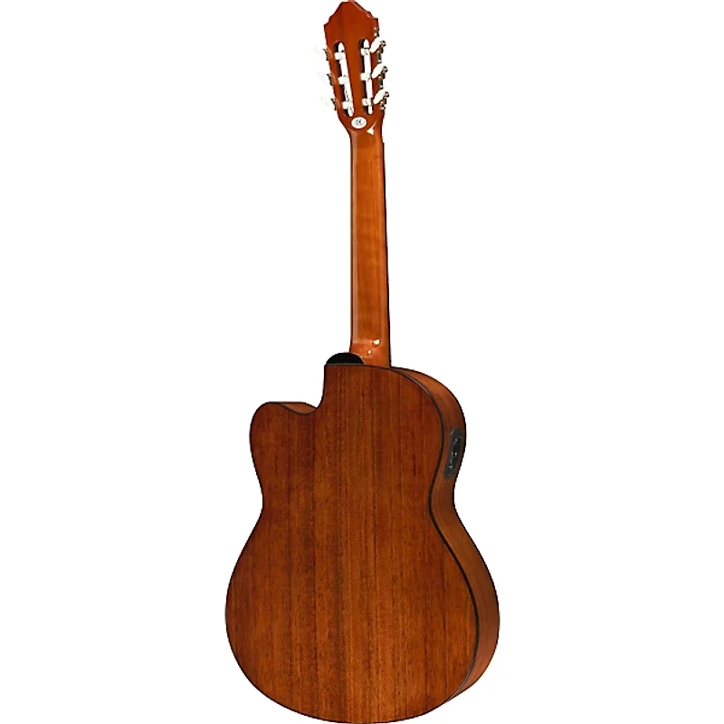Lucero LC100CE Cutaway Classical Acoustic-Electric Guitar Natural