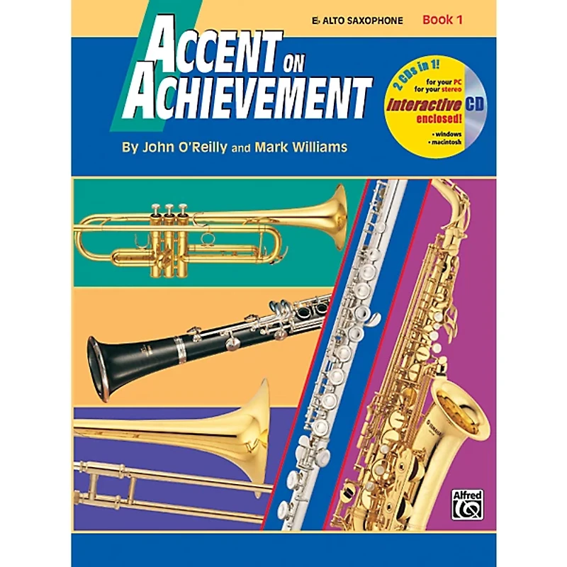 Alfred Accent on Achievement Book 1 Alto Sax Book & CD
