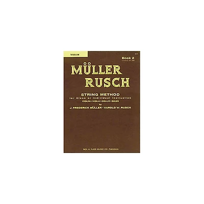 KJOS Muller-Rusch String Method 2 Violin Book