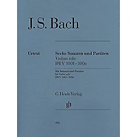 G. Henle Verlag 6 Sonatas And Partitas BWV 1001-1006 for Violin By Bach