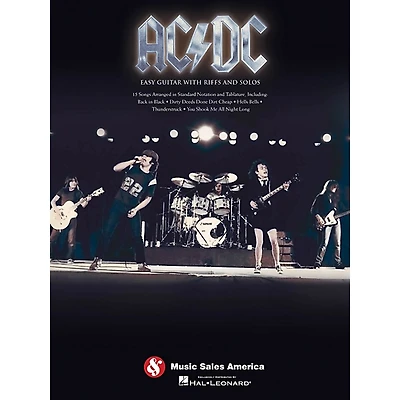 Music Sales AC/DC Easy Guitar TAB with Riffs And Solos