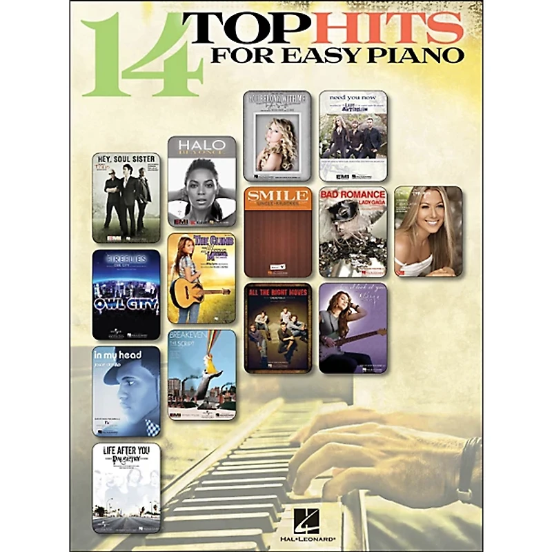 Hal Leonard 14 Top Hits for Easy Piano 2010 Edition