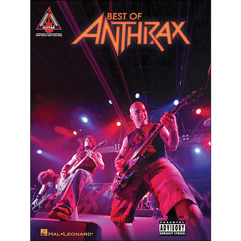 Hal Leonard Best Of Anthrax Guitar Tab Songbook
