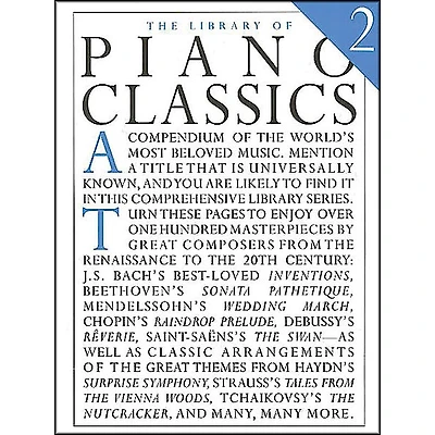 Music Sales Library Of Piano Classics 2 By Appleby