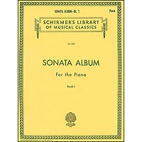 G. Schirmer Sonata Album Book 1 for Piano - 15 Sonatas By Haydn, Mozart And Beethoven