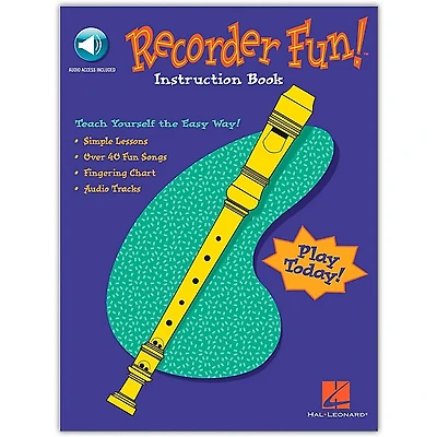 Hal Leonard Recorder Fun - Teach Yourself The Easy Way (Book/Audio Online)