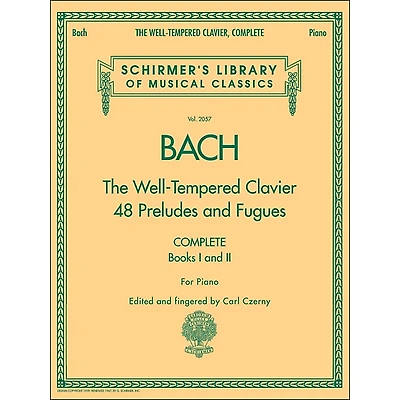 G. Schirmer Well-Tempered Clavier Complete Books 1 & 2 for Piano By Bach
