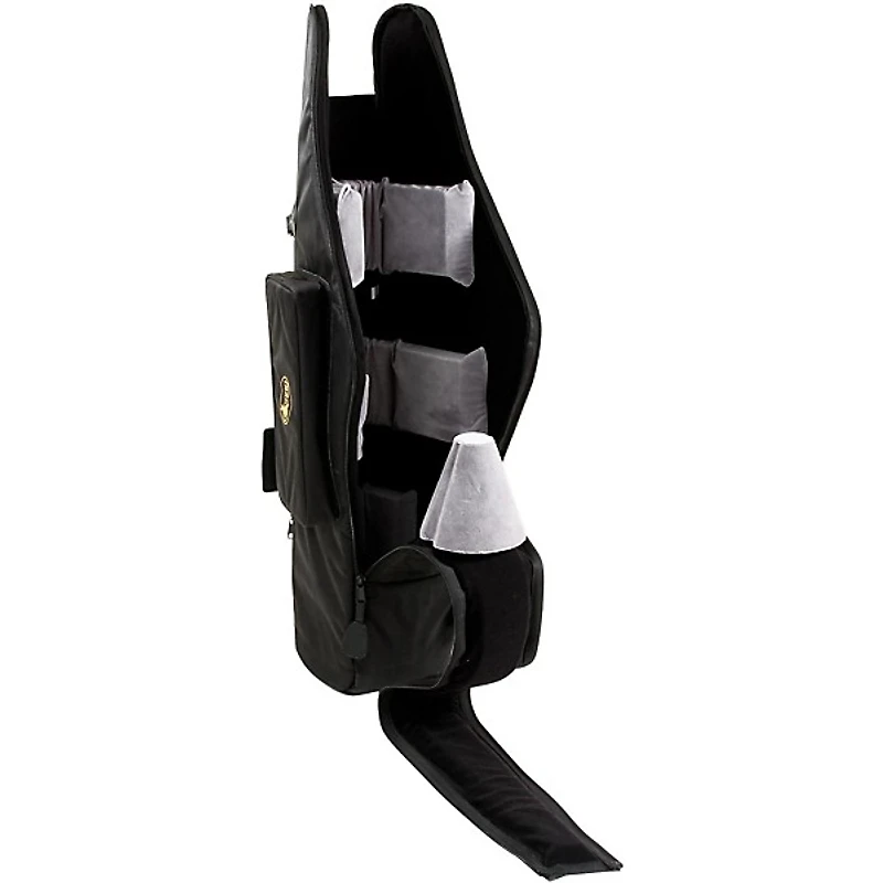 Gard Mid-Suspension EM Low Bb Baritone Saxophone Gig Bag 107-MSK Black Synthetic w/ Leather Trim