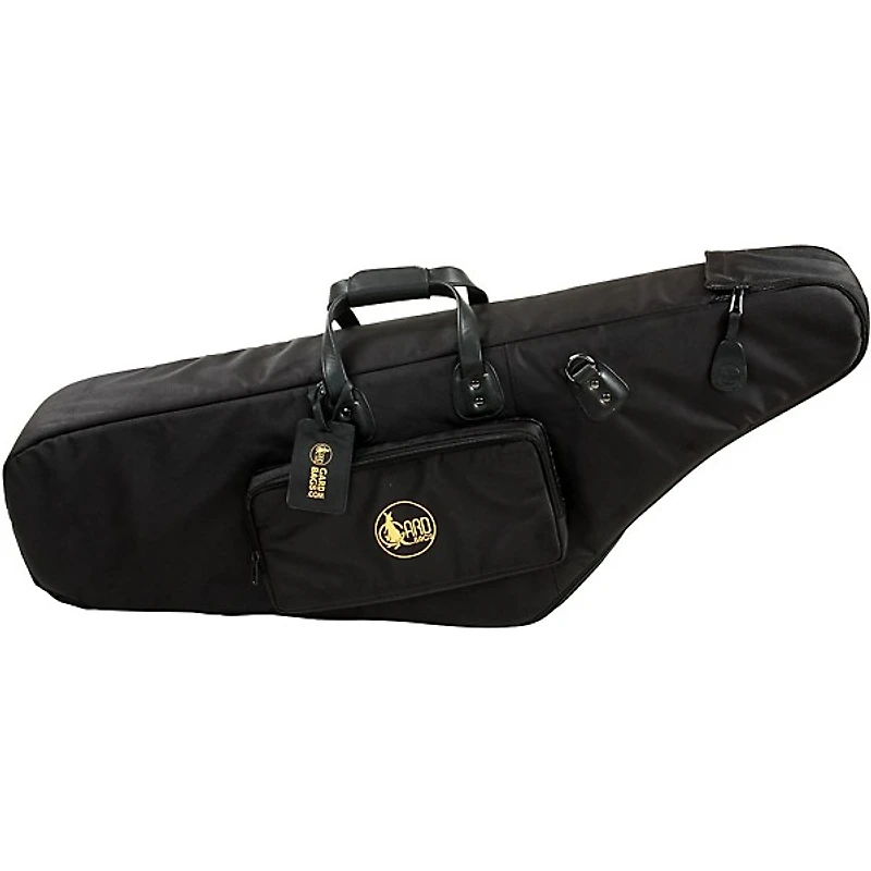 Gard Mid-Suspension EM Low Bb Baritone Saxophone Gig Bag 107-MSK Black Synthetic w/ Leather Trim