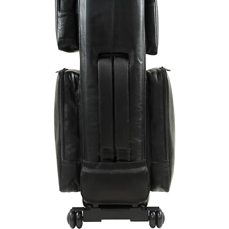 Gard Low A Baritone Saxophone Wheelie Bag 106-WBFLK Black Ultra Leather