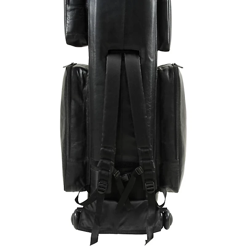 Gard Low A Baritone Saxophone Wheelie Bag 106-WBFLK Black Ultra Leather