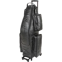 Gard Low Bb Baritone Saxophone Wheelie Bag 107-WBFLK Black Ultra Leather