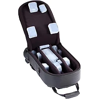 Gard Triple Trumpet Wheelie Bag 11-WBFLK Black Ultra Leather