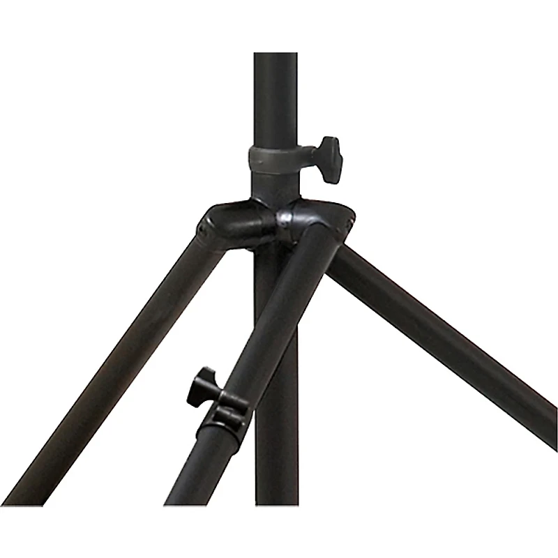 Ultimate Support TS-110BL Air Lift Speaker Stand With Leveling Leg, Black Black