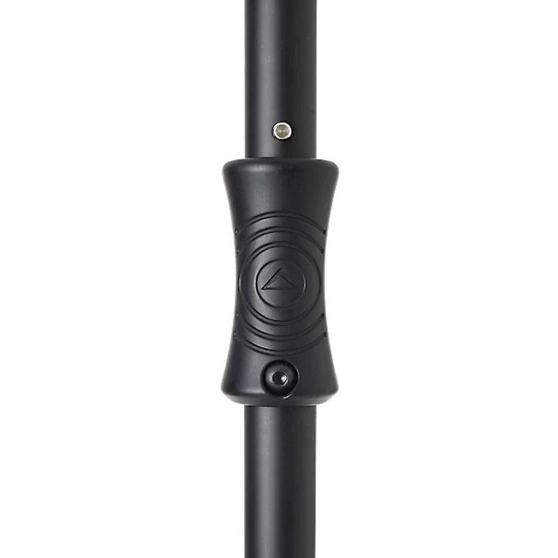 Ultimate Support TS-110BL Air Lift Speaker Stand With Leveling Leg, Black Black