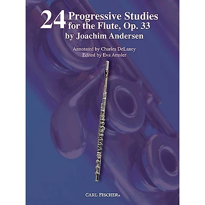 Carl Fischer 24 Progressive Studies for the Flute, Op. 33 Book
