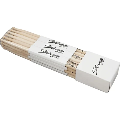 Stagg Birch Drum Sticks 12-Pair 5A