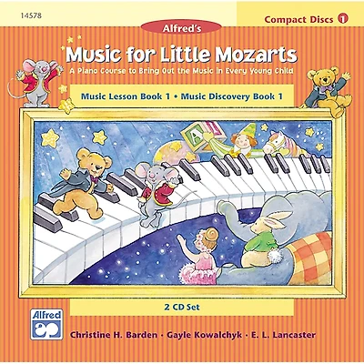 Alfred Music for Little Mozarts CD 2-Disc Sets for Lesson and Discovery Books Level 1