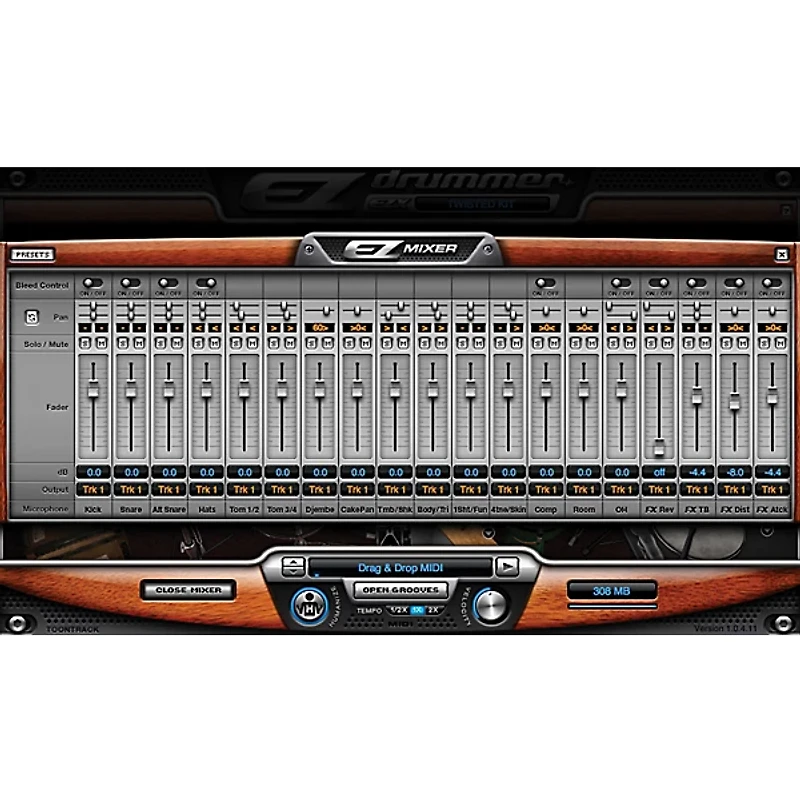 Toontrack Twisted Kit EZX Software Download