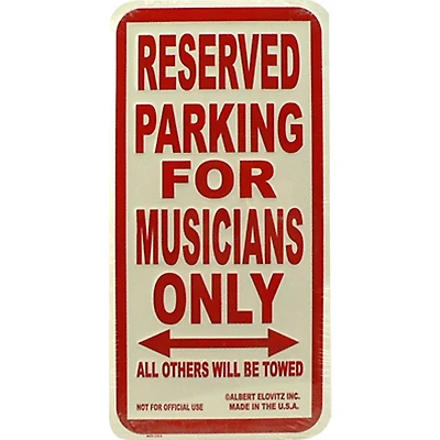 AIM Musicians Only Metal Sign
