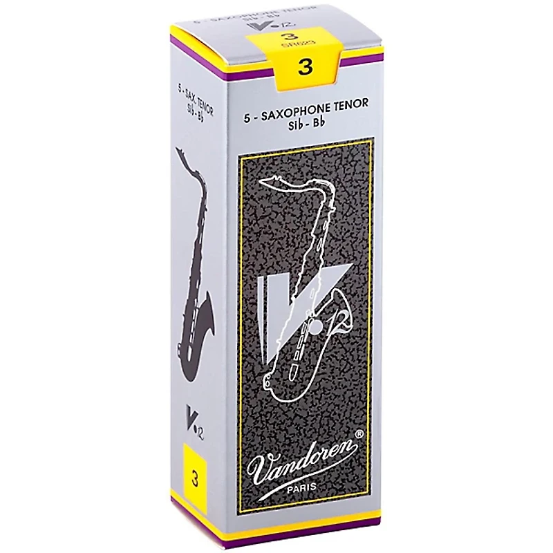 Vandoren V12 Series Tenor Saxophone Reeds
