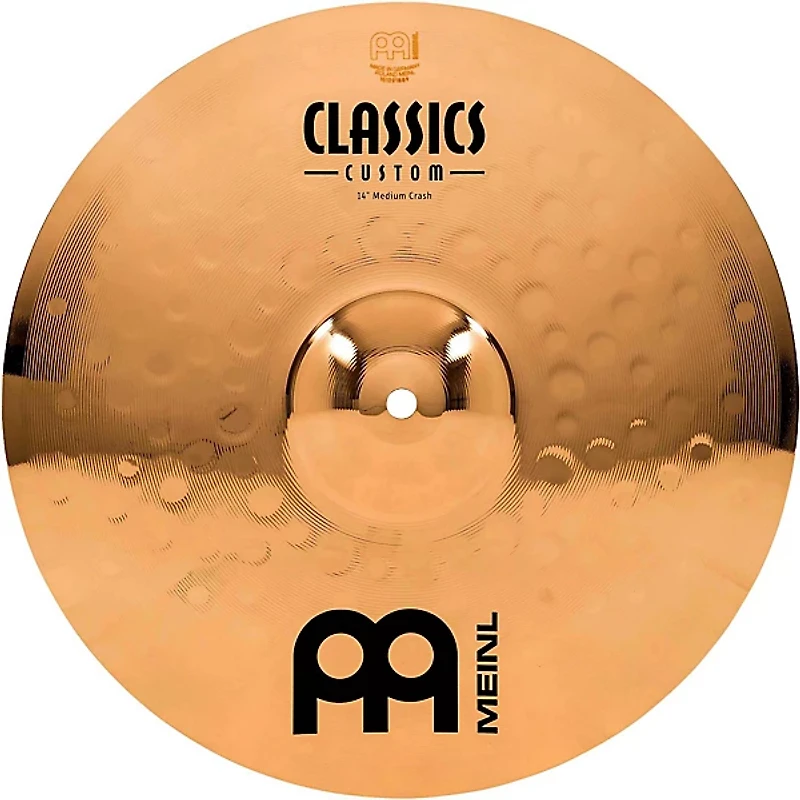 MEINL Classics Custom Medium Crash - Brilliant