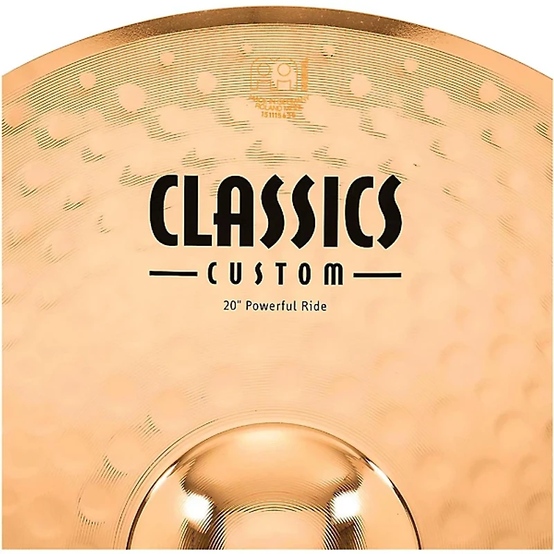 MEINL Classics Custom Powerful Ride - Brilliant
