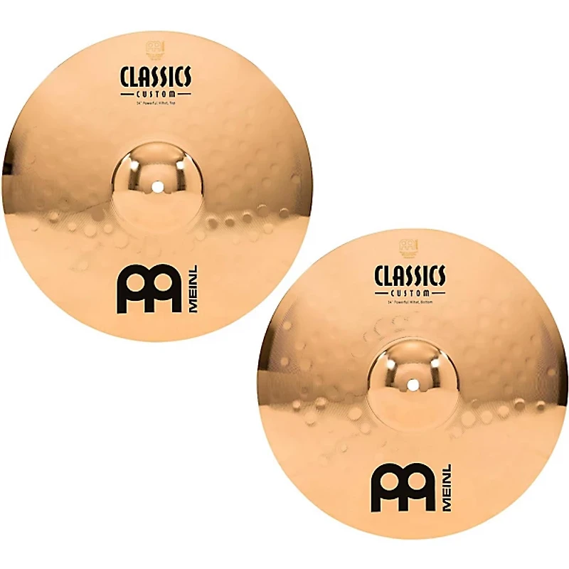 MEINL Classics Custom Powerful Hi-Hats - Brilliant 14 in.