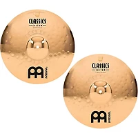 MEINL Classics Custom Medium Hi-Hats - Brilliant