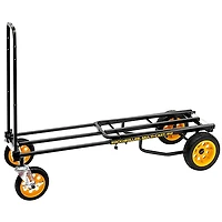 RockNRoller Multi-Cart R12RT All-Terrain 8-in-1 Equipment Transporter Cart - Black Frame/Yellow Wheels All-Terrain
