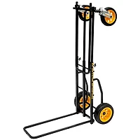 RockNRoller Multi-Cart R12RT All-Terrain 8-in-1 Equipment Transporter Cart - Black Frame/Yellow Wheels All-Terrain
