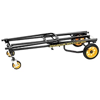 RockNRoller Multi-Cart R6RT Mini 8-in-1 Equipment Transporter Cart - Black Frame/Yellow Wheels Mini