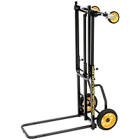 RockNRoller Multi-Cart R6RT Mini 8-in-1 Equipment Transporter Cart - Black Frame/Yellow Wheels Mini
