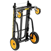 RockNRoller Multi-Cart R6RT Mini 8-in-1 Equipment Transporter Cart - Black Frame/Yellow Wheels Mini